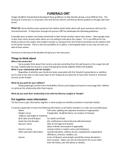 OBT FUNDERAL DOCUMENT W Worksheet