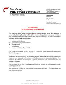 Licensed Auto Body Facilities