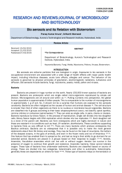 View PDF - Research and Reviews