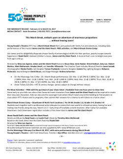 This March Break, embark upon an adventure of enormous