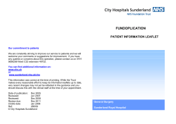 fundoplication - City Hospitals Sunderland NHS Foundation Trust