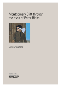 Montgomery Clift through the eyes of Peter Blake