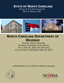 North Carolina Department of Revenue