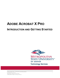 adobe acrobat x pro