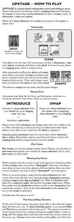 For a taste, read the full game instructions here!