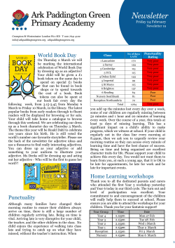 N19 24.2.17 page 1 - Ark Paddington Green Primary School