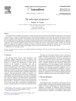 The polyvagal perspective - Lifespan Learning Institute