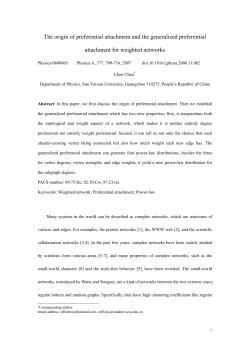 Many systems in the world can be described as complex networks