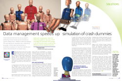 Data management speeds up simulation of crash dummies