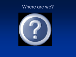 Where are we? - Internet Medicine UK