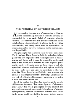 the principle of sufficient reason