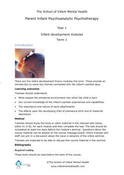 Infant development modules