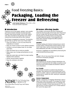 Food Freezing Basics
