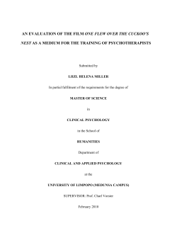 an evaluation of the film one flew over the cuckoo`s nest as a