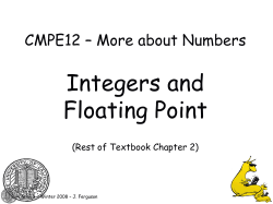 Positional integer number representation