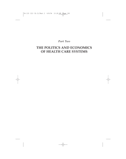 The Politics of Medicine - National Center for Policy Analysis
