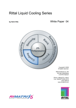 Rittal Liquid Cooling Series