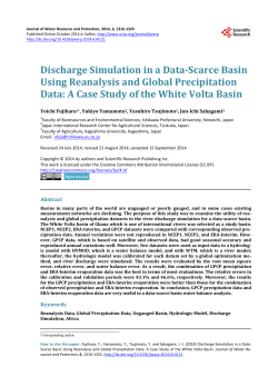 Discharge Simulation in a Data-Scarce Basin Using Reanalysis and