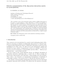 Selective symmetrization of the slip-system interaction