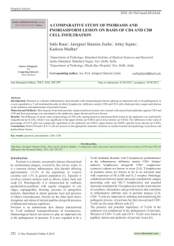 A comparative study of psoriasis and psoriasiform lesion