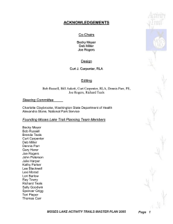 Master Plan - Moses Lake