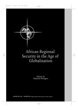African Regional Security in the Age of - Heinrich-B&ouml;ll