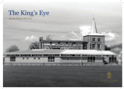 The King`s Eye - The King`s School Chester