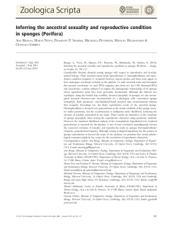 Inferring the ancestral sexuality and reproductive
