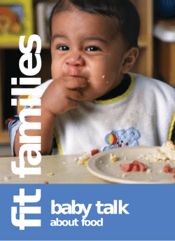Baby Talk About Food