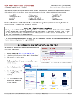 DreamSpark - Info - University of Southern California