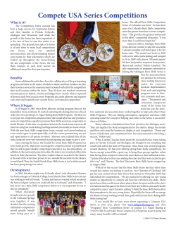 Compete USA Series Competitions