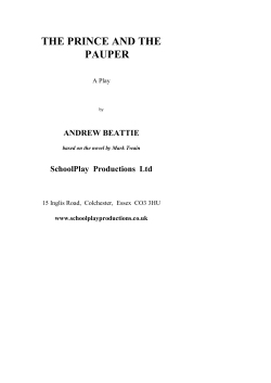 THE PRINCE AND THE PAUPER