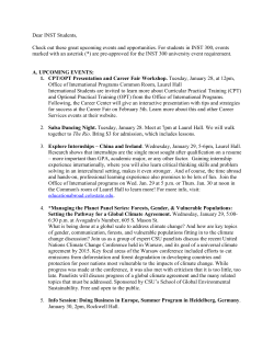 INST info mail 1-27-2015 - College of Liberal Arts | Colorado State