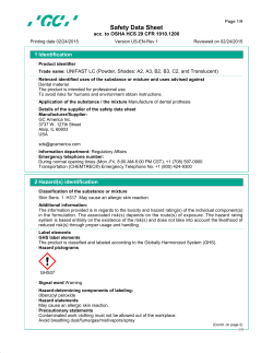 UNIFAST LC (Powder, Shades A2, A3, B2, B3, C2