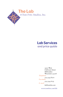 The Lab - Tom Fritz Studios