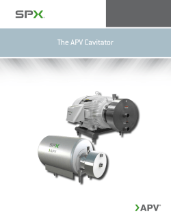 The APV Cavitator - Holland Applied Technologies