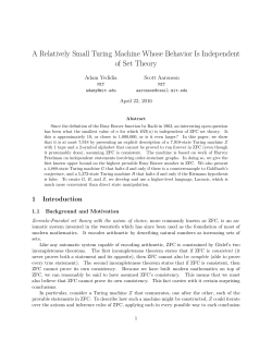 A Relatively Small Turing Machine Whose
