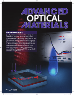 SiliconBased VisibleBlind Ultraviolet Detection and Imaging Using