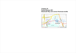 20 Route Window SE1 Blackwall Way and Limmo Peninsula shafts