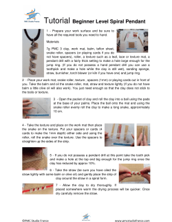 Spiral necklace - PMC Studio France