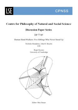 Human Hand-Walkers: Five Siblings Who Never Stood Up