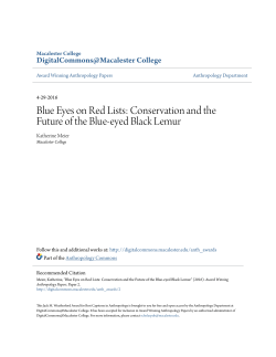 Conservation and the Future of the Blue