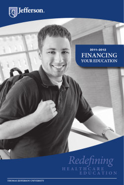 Financial Aid at Thomas Jefferson University