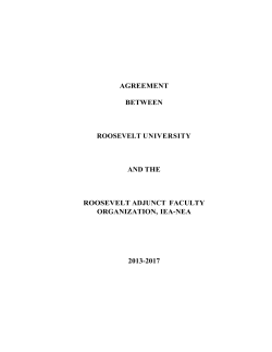 Roosevelt University/Roosevelt Adjunct Faculty Organization