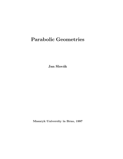 Parabolic Geometries