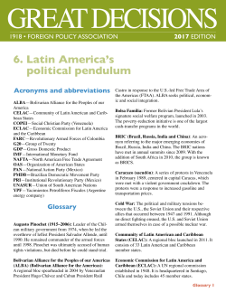 the glossary - Foreign Policy Association