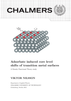 Adsorbate induced core level shifts of transition metal surfaces