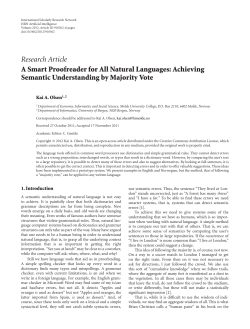 A Smart Proofreader for All Natural Languages: Achieving Semantic