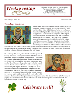 Issue 1093 - Capuchin Communications