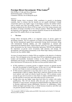 Draft Briefing Paper